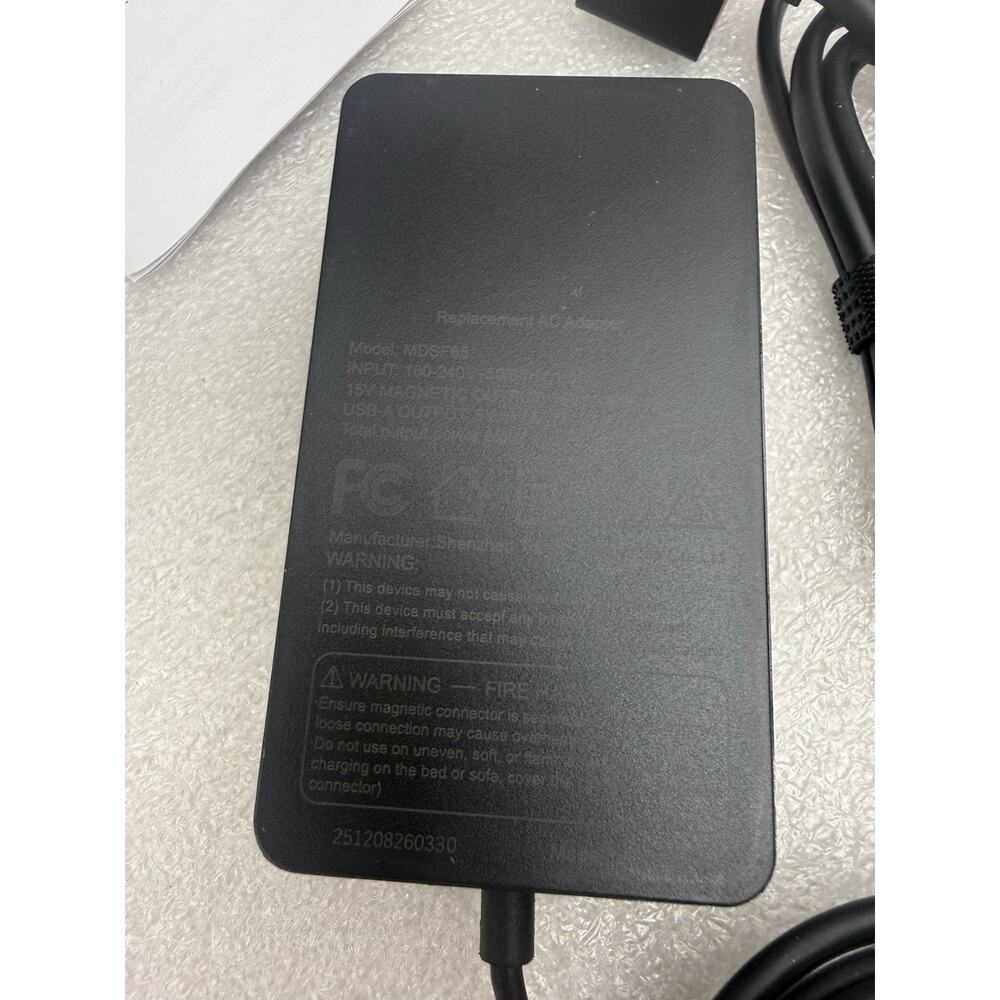 65W Replacement AC Adapter MDSF65 For Microsoft Surface Pro 11, 10 NEW *read... - Picture 8 of 16